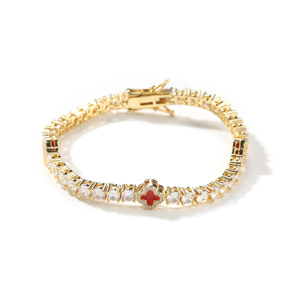 Van Clover Bracelet | Red